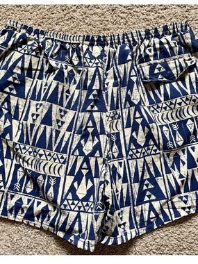 Patagonia Men’s Navy & Cream Print 5 baggies